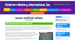 Desktop Screenshot of childministry.com