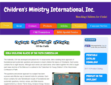 Tablet Screenshot of childministry.com